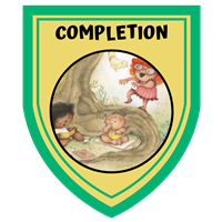 pre k level completion Badge